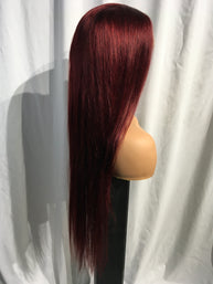 99J Straight 13x4 Lace Frontal Wig