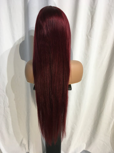 99J Straight 13x4 Lace Frontal Wig