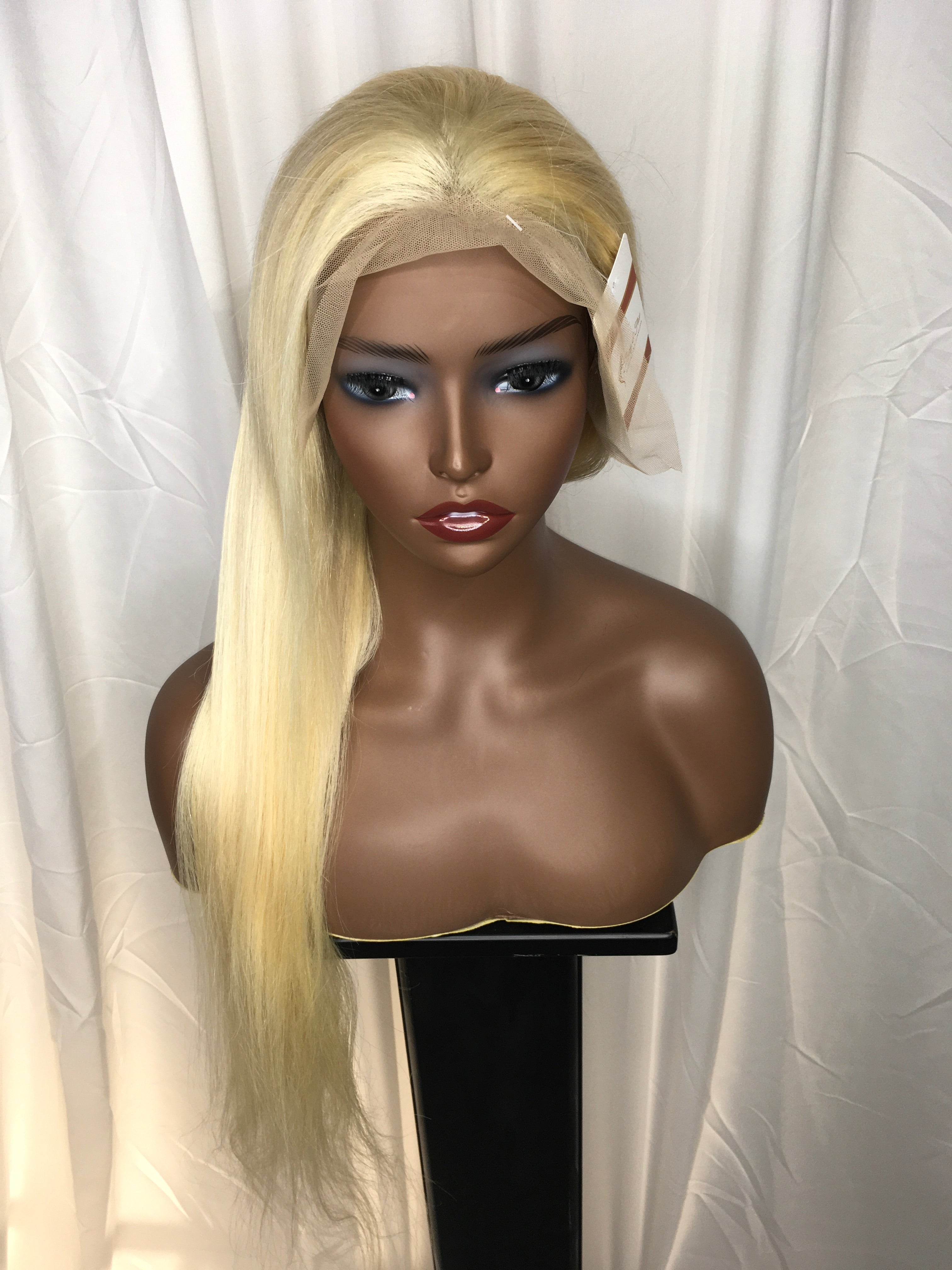 Blonde 613 Straight 13x4 Lace Frontal Wig
